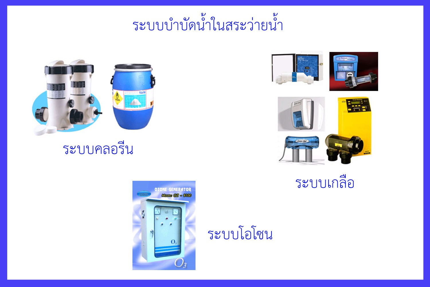 ระบบบำบัดน้ำในสระว่ายน้ำ